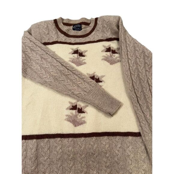 Classic New England Sweater Bay‎ Winds Lambswool Rabbit Hair Size Large - Picture 6 of 9